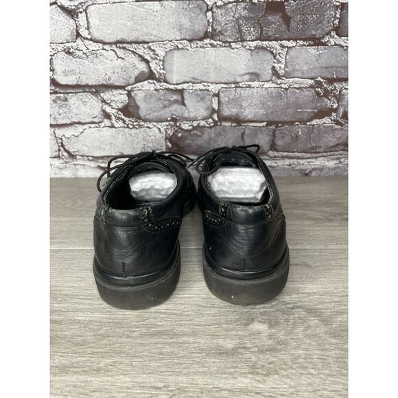 Jarking Classics Black Leather Lace Up Oxfords Shoes Men Sz 6E US/39EU Mexico - Picture 3 of 16